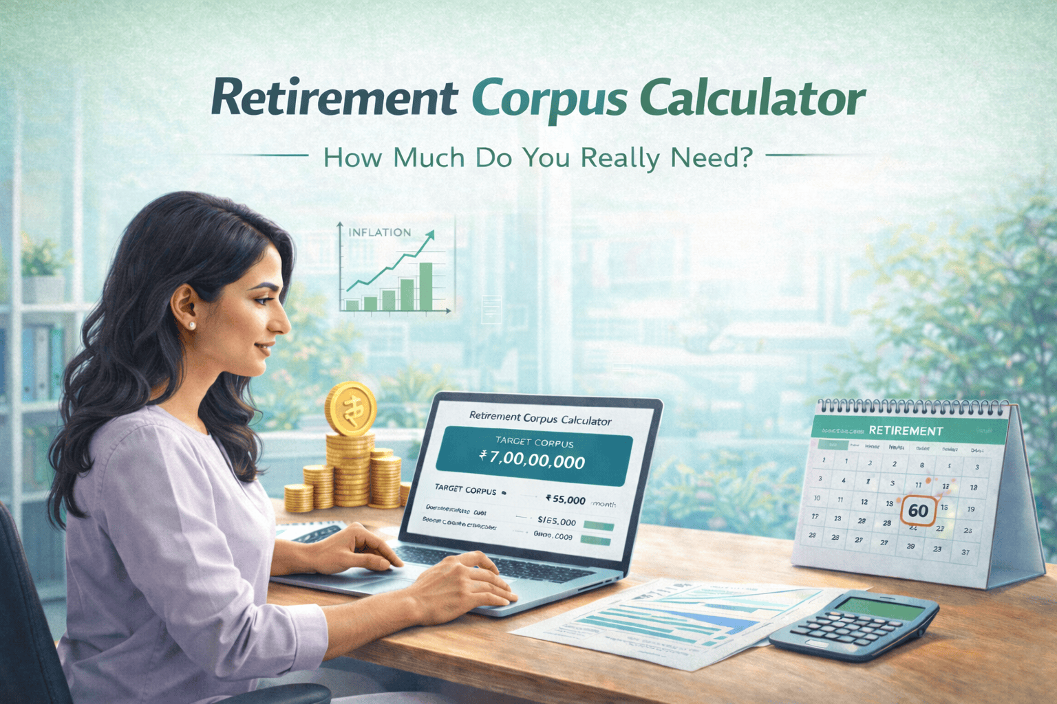 Retirement Corpus Calculator: How Much Do You Really Need in India?