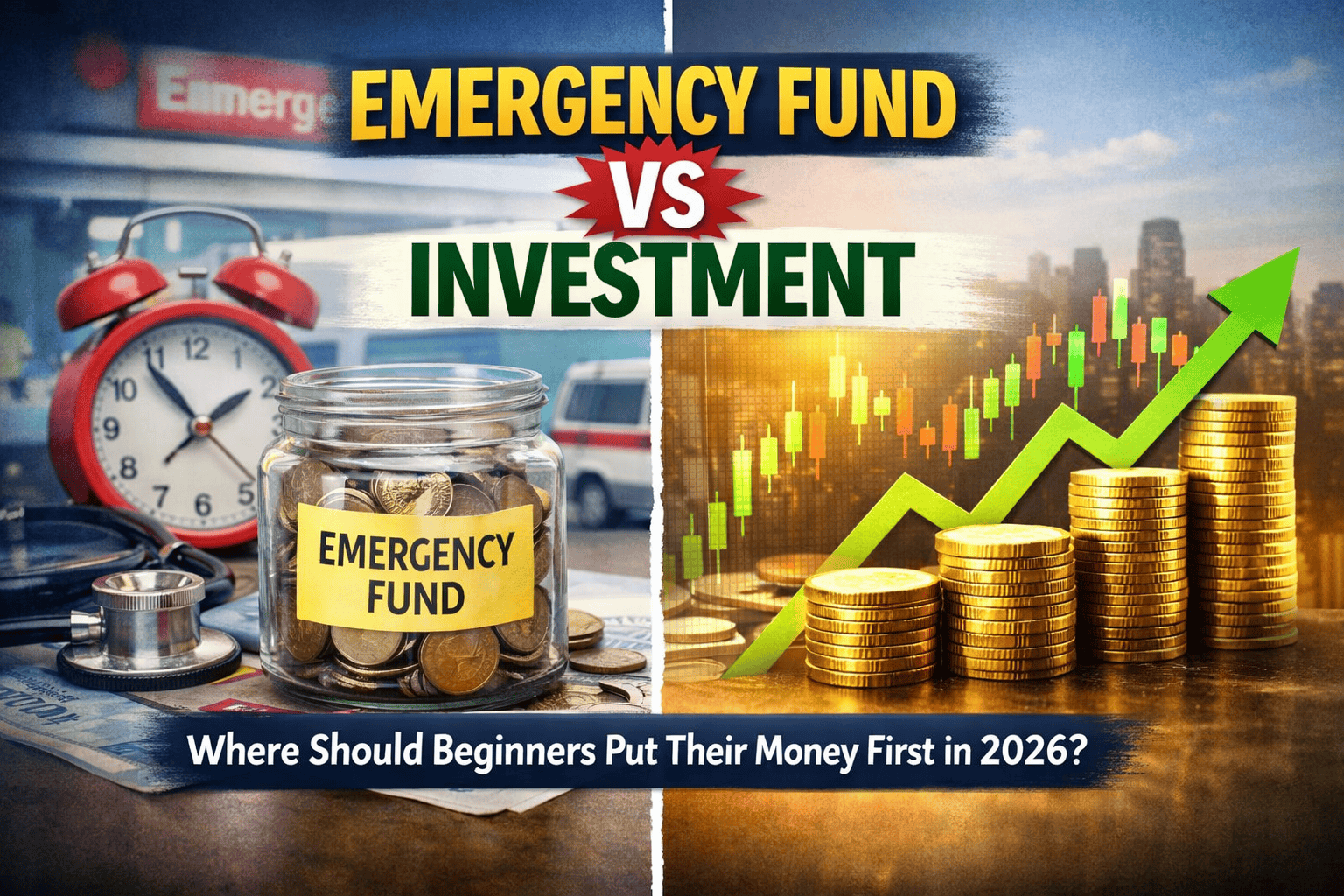 Emergency Fund vs Investment in India: What Should Beginners Prioritize First in 2026?