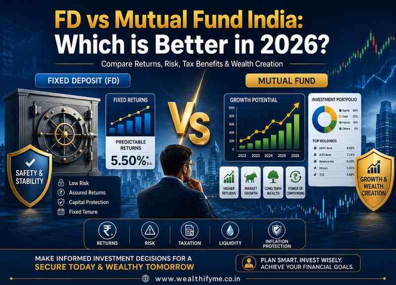 FD vs Mutual Fund : Which Investment Option is Better in 2026?