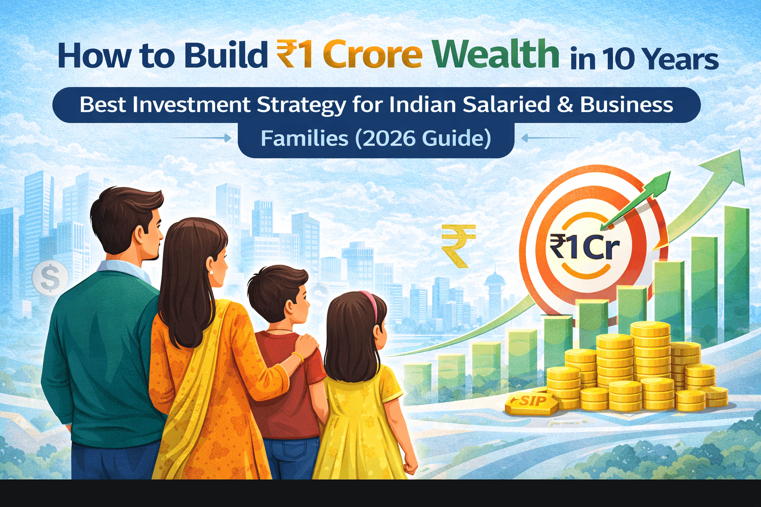 How to Build ₹1 Crore Wealth in 10 Years Strategy for Indian Families