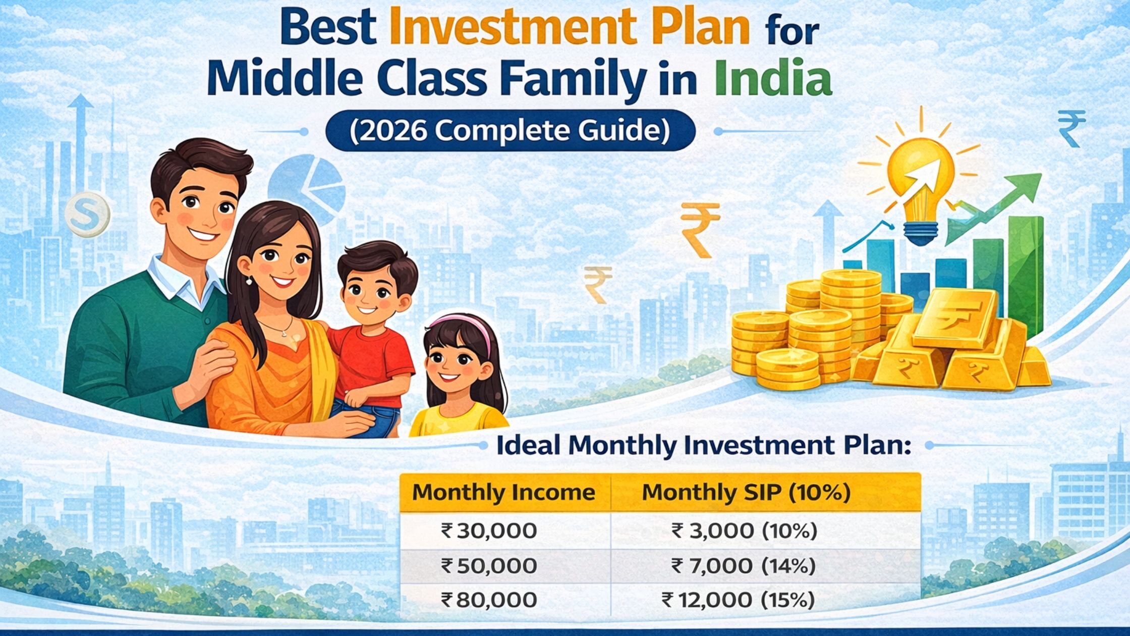 Best Investment Plan for Middle Class Family in India 2026 Guide