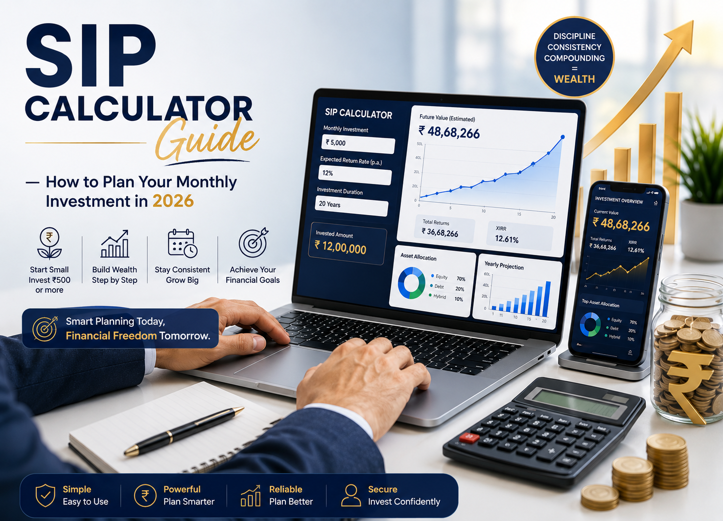 SIP Calculator Guide — How to Plan Your Monthly Investment in 2026